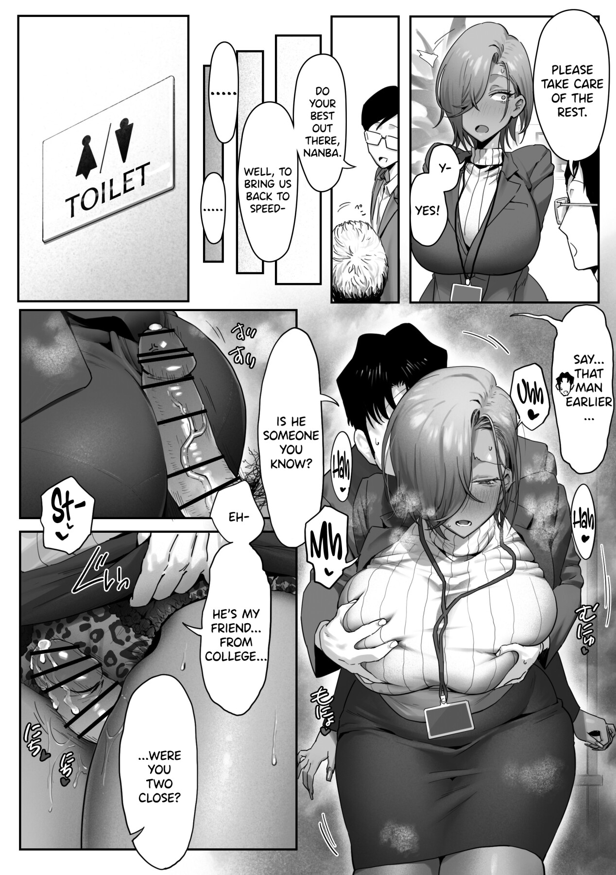 Hentai Manga Comic-Having an Affair with My Blonde Bombshell Boss Part 4-Read-7